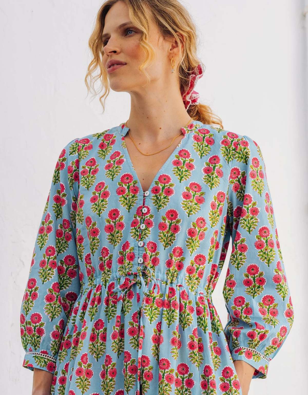 Pink City Prints Maria Dress - Island Buta Pink City Prints Maria Dress - Island Buta