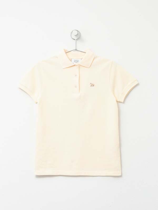 Maison Kitsun Baby Fox Patch Regular Polo - Marble 0134