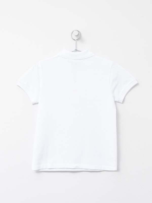 Maison Kitsuné Baby Fox Patch Regular Polo - White P100 | Garmentory