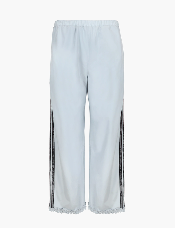 【関税込み】Sandy Liang ブルー Anja トラックパンツ Sandy Liang Anja Pant - Light Blue | Garmentory