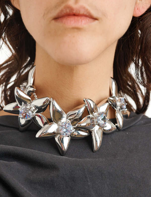 Collina Strada Crystal Clear Mega Starlink Necklace | Garmentory