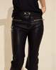 Cynthia Rowley Downtown Leather Capris - Black - Thumbnail 8