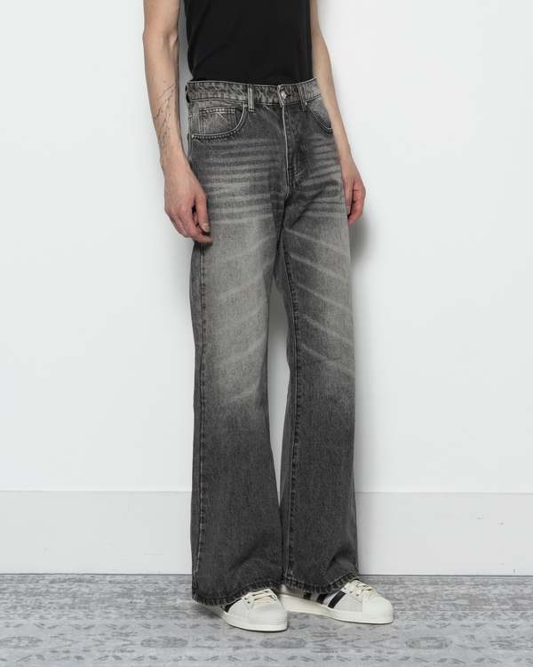 Basketcase Lax Flair Denim - Faded Black | Garmentory