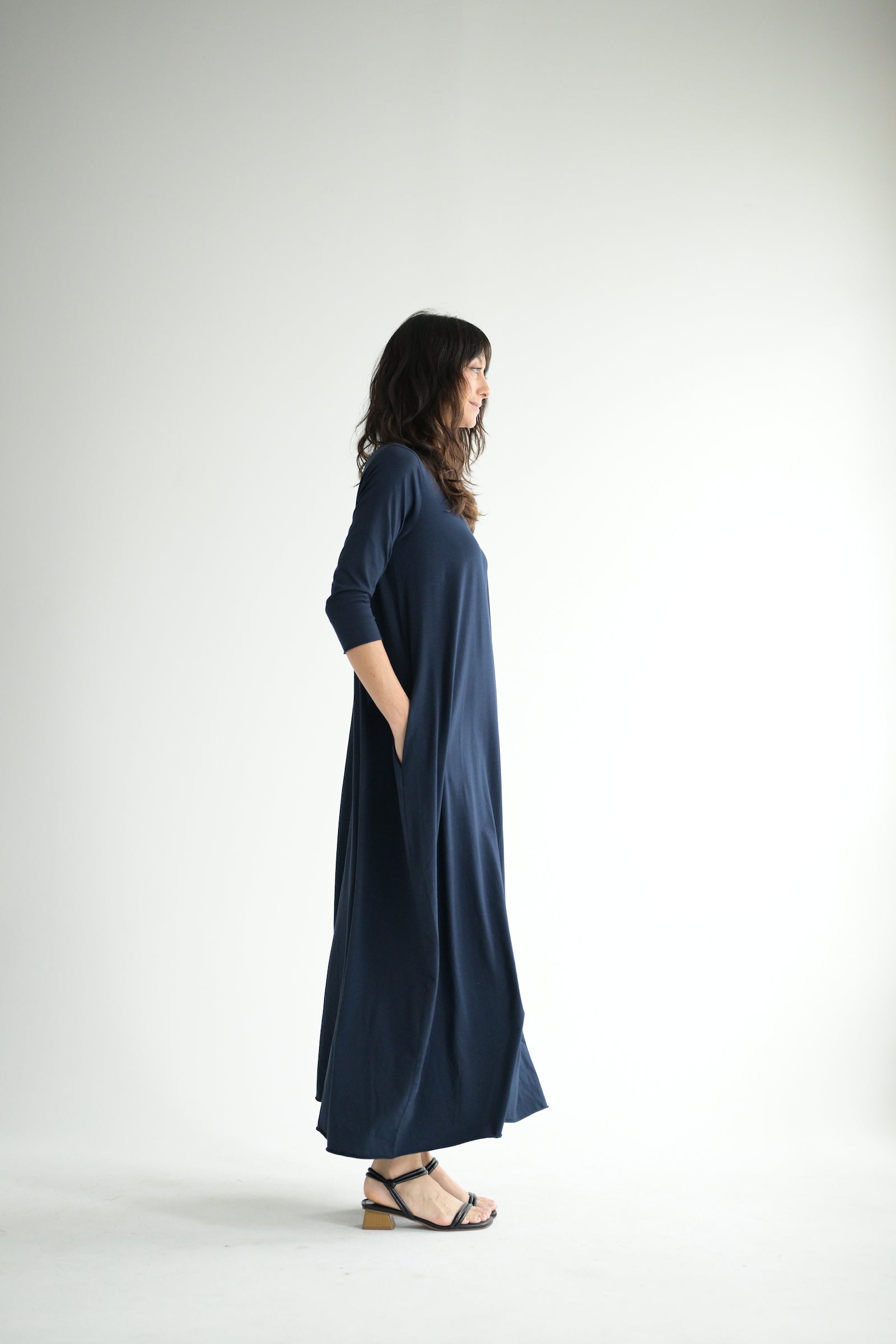 Labo.Art Abito Cotton Blue Cottom Dress - Pre-owned
