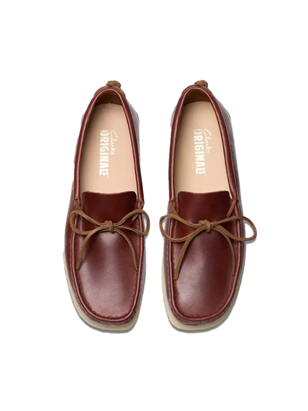 Clarks Godney Mocc - British Tan Leather | Garmentory display picture 2