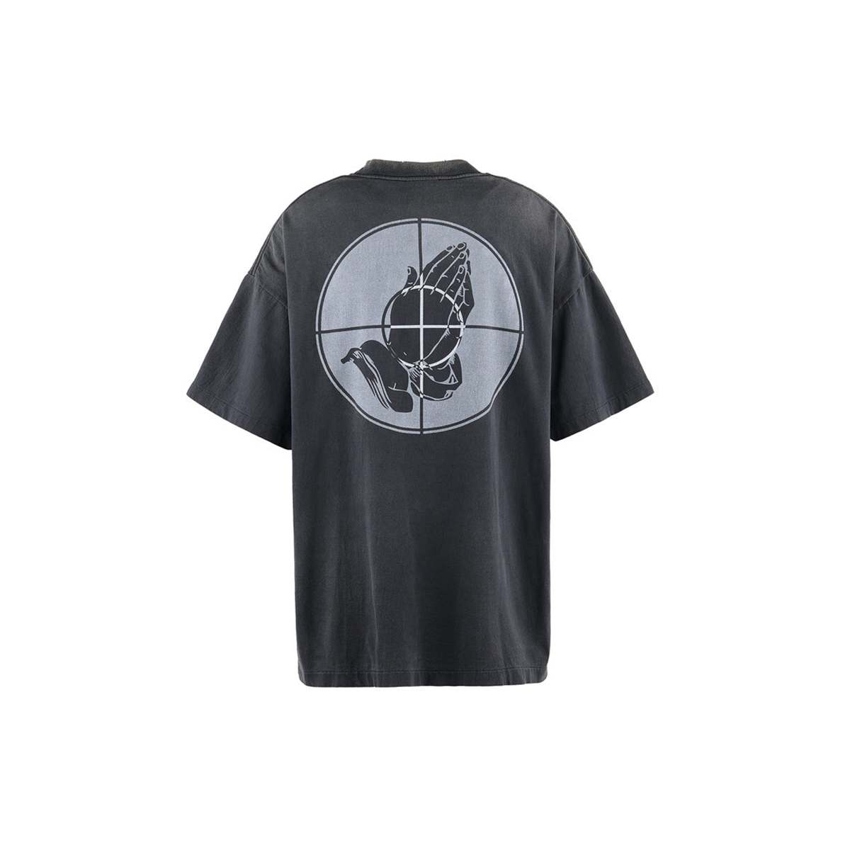 【SAINT Mxxxxxx】 Tシャツ 半袖 REALITY SCHOOL Saint Mxxxxxx Colorful Saint Short Sleeve T-shirt - Black