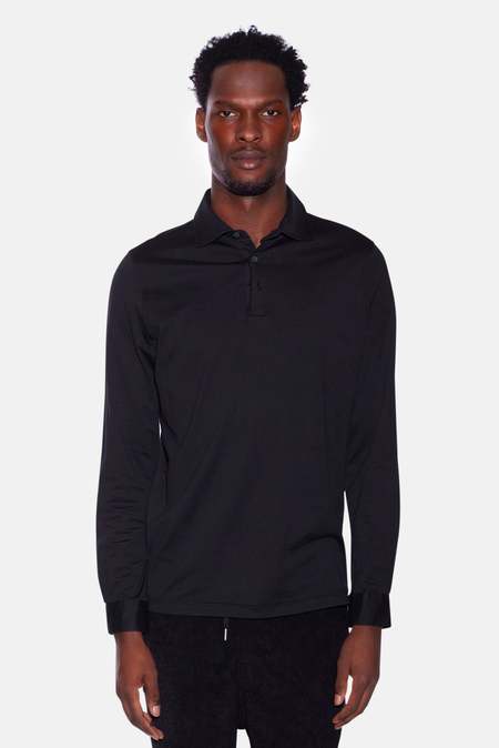 FILIPPO DE LAURENTIIS crepe cotton ポロ 14Gクレープコットン スキッパーポロ｜FILIPPO DE LAURENTIIS