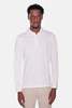 Filippo De Laurentiis Cotton Long Sleeve Polo - Off White - Thumbnail 1