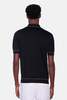 Filippo De Laurentiis Fine Cotton Short Sleeve Shirt - Midnight/White - Thumbnail 4