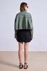 Apiece Apart Cropped Trapeze Jacket - Thyme Green - Thumbnail 3