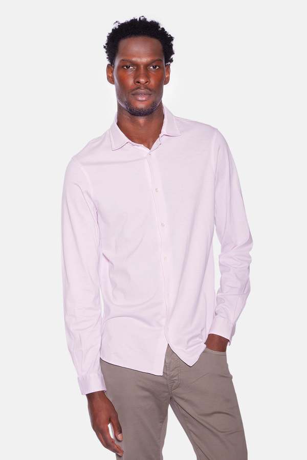 Filippo De Laurentiis Soft Cotton Jersey Shirt - Pink