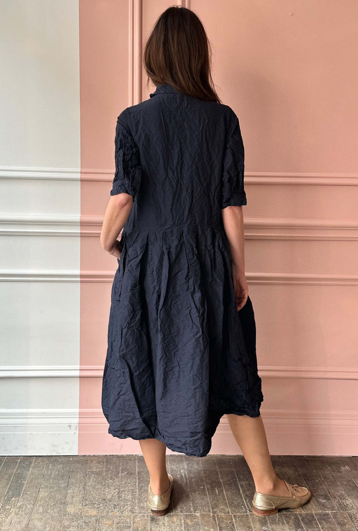 Bergfabel Lena Dress - Navy Blue | Garmentory