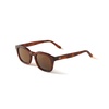 French Kiwis Oscar Unisex Sunglasses - Cognac - Thumbnail 2