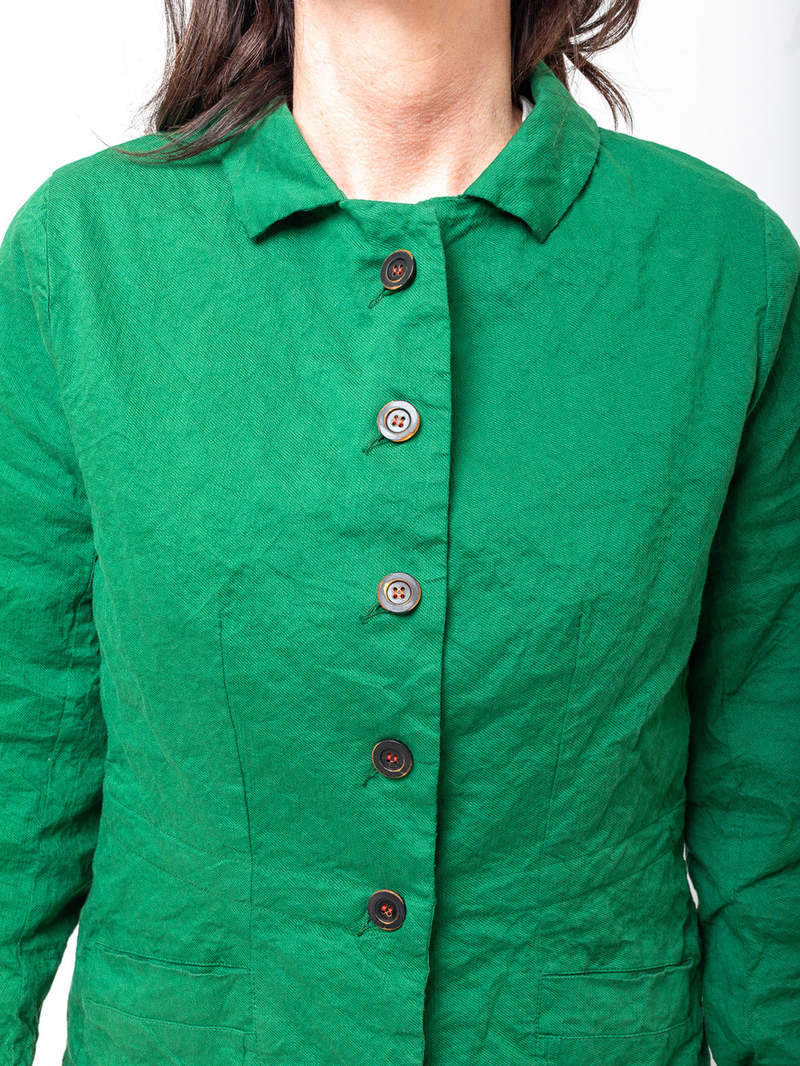 H+ Hannoh Wessel Jerry Gabardine Jacket - Grass