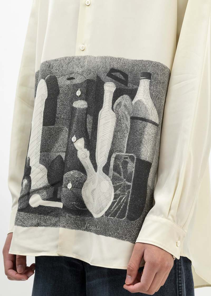 Tシャツ・カットソー Magliano SS25 MORANDI SILK SHIRT (T28020228 89) Magliano Morandi Silk Shirt - Beige | Garmentory