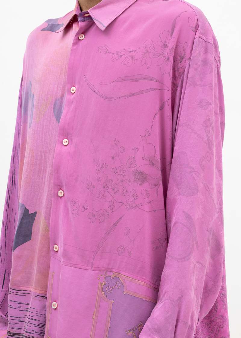 Magliano Surplus Silk Shirt - Pink