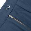 F.C. Winterhoff Pleated Wool Trousers - Blue - Thumbnail 5