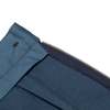 F.C. Winterhoff Pleated Wool Trousers - Blue - Thumbnail 7