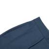 F.C. Winterhoff Pleated Wool Trousers - Blue - Thumbnail 8