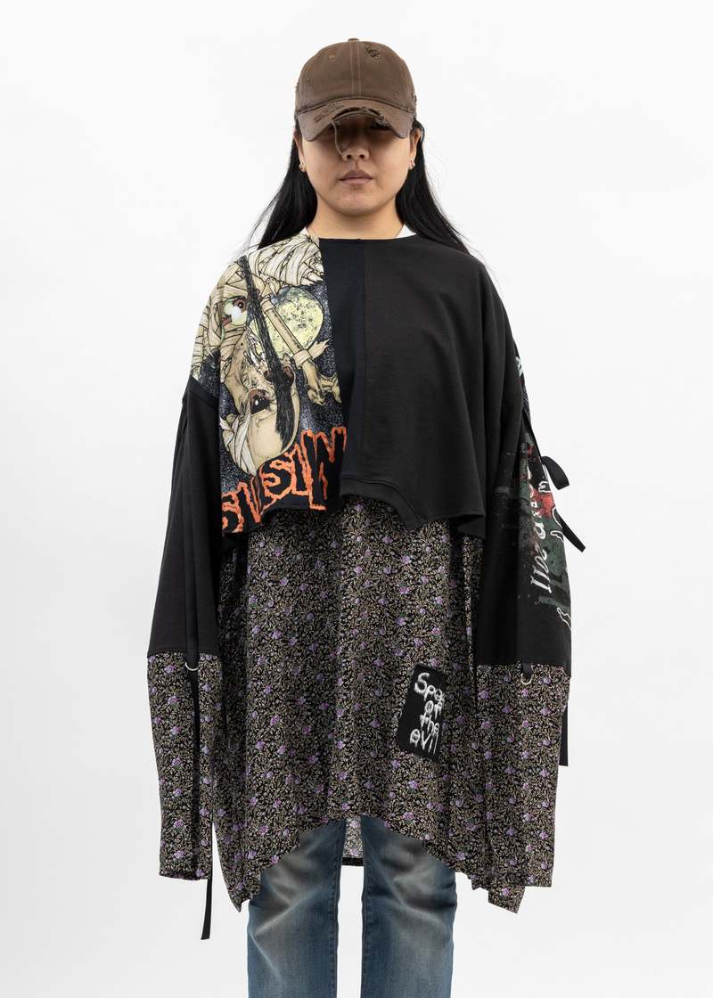Kidill Punk Long Sleeve Shirt - Black