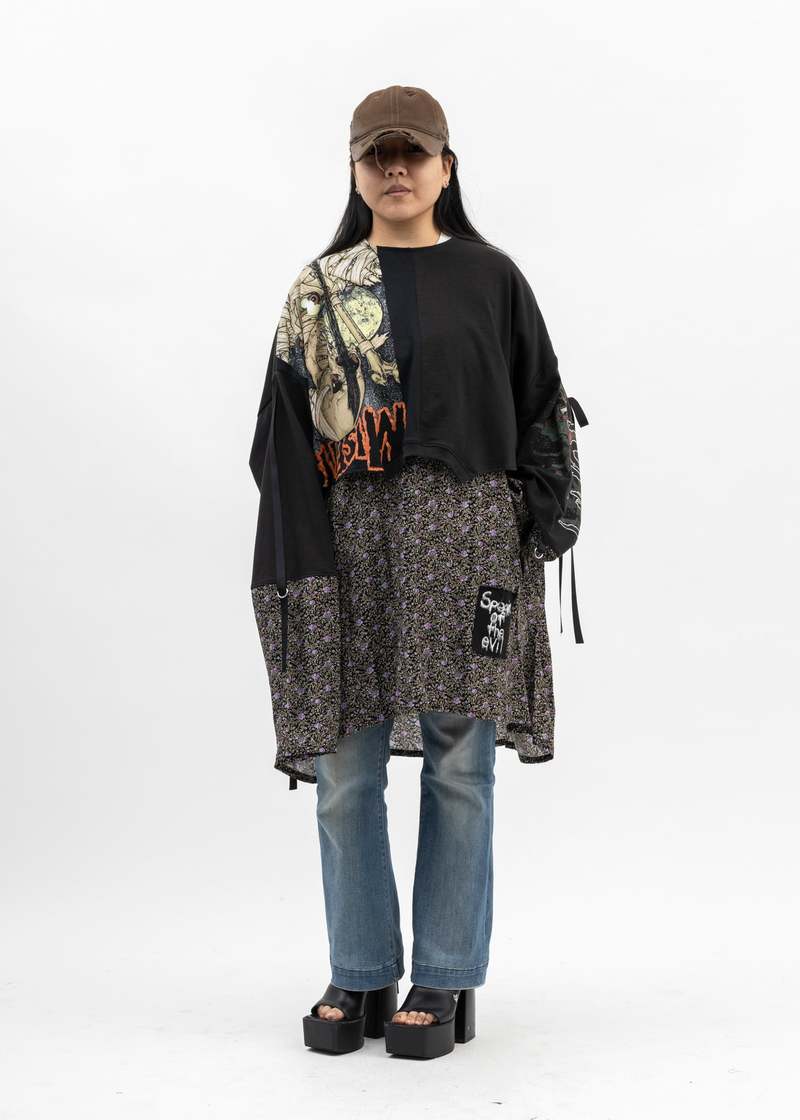 Kidill Punk Long Sleeve Shirt - Black