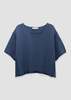 Beaumont Organic Alessia Leigh Knitted Top - Denim Blue - Thumbnail 5