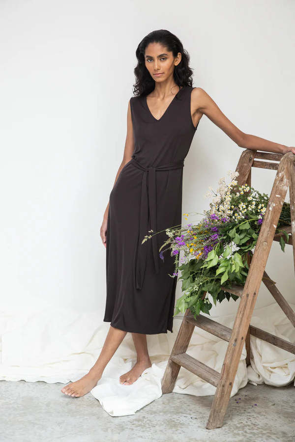 Beaumont Organic Catalina Lou Dress - Charcoal