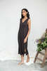 Beaumont Organic Catalina Lou Dress - Charcoal - Thumbnail 3