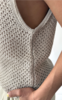 SAYAKA DAVIS NEW YORK Linen Knit Tank - Sand - Thumbnail 2