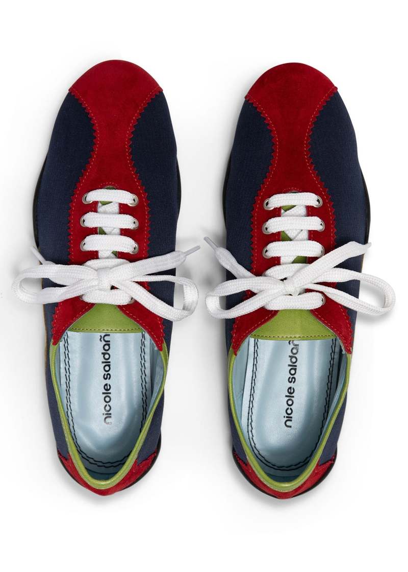 Nicole Saldana Simone Sneaker - Navy Ripstop Nicole Saldana Simone Sneaker - Navy Ripstop