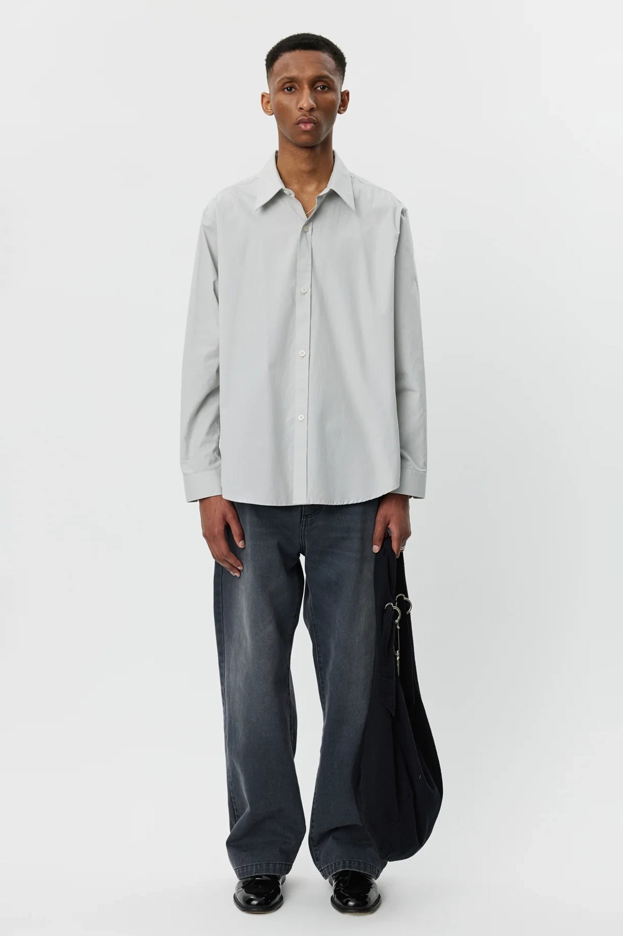 mfpen Evening Shirt - Stone Grey | Garmentory