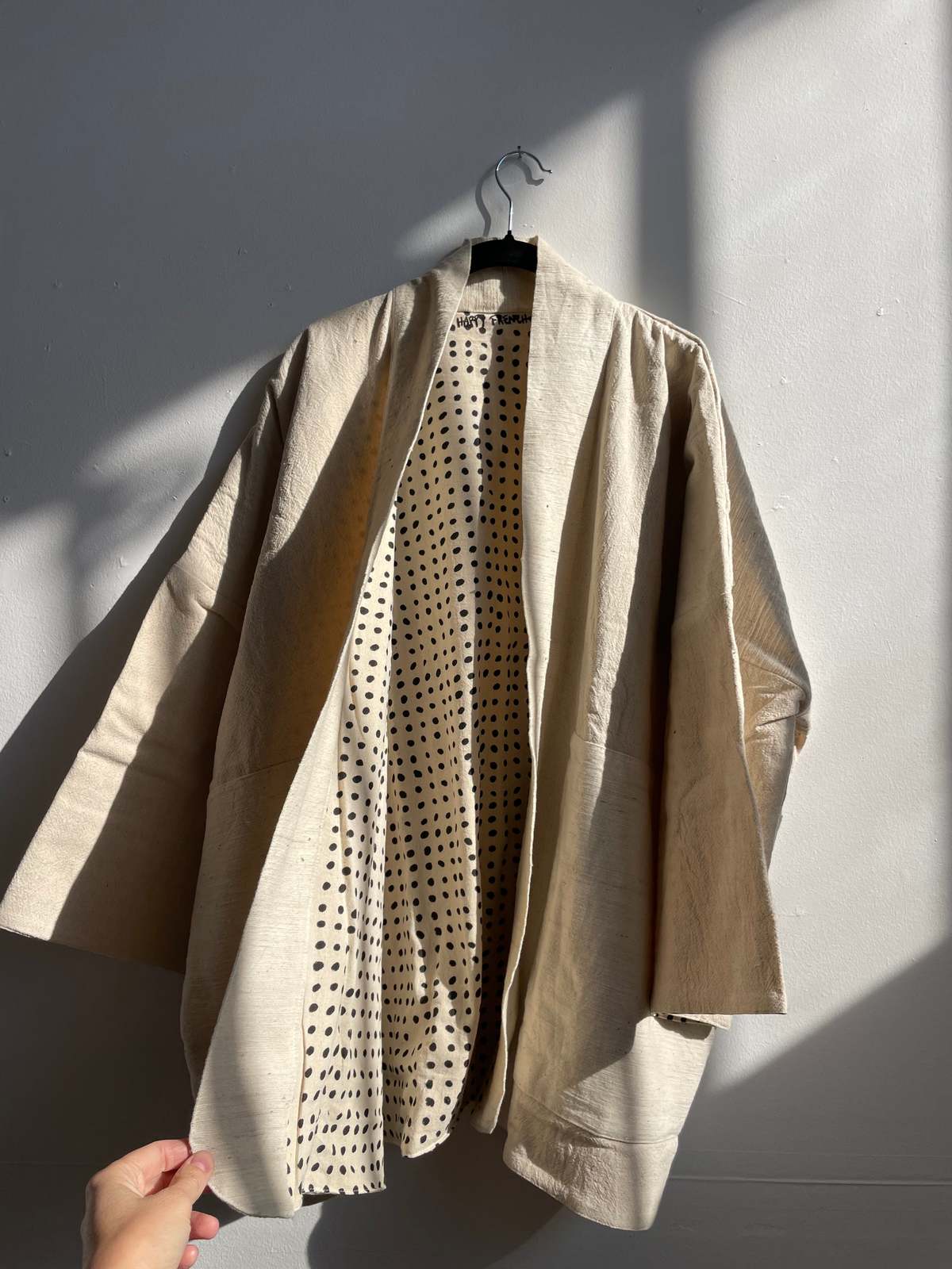 Happy French Gang Inside Dots Coat - White - Image 1 of 11