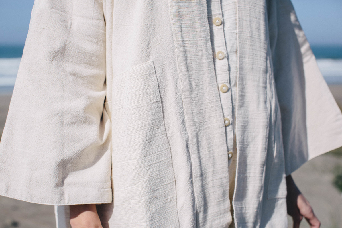 Happy French Gang Inside Dots Coat - White - Image 6 of 11