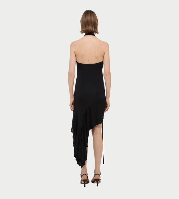 Helmut Lang Wind Halter Dress - Black | Garmentory Helmut Lang Wind Halter Dress - Black | Garmentory