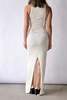 MM6 Maison Margiela Sleeveless Jersey Maxi Dress - White - Thumbnail 2