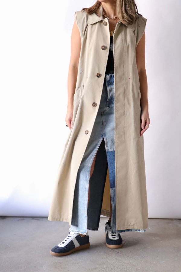 MM6 Maison Margiela Sleeveless Trench Coat