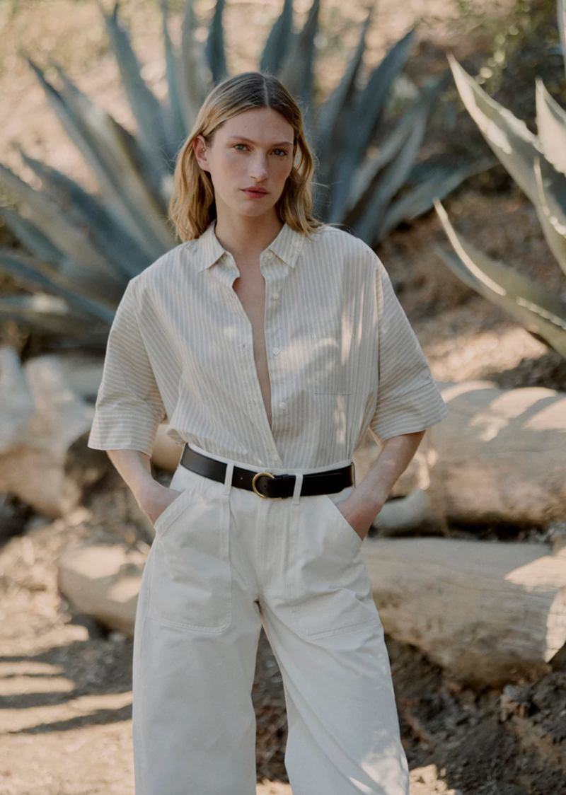 Citizens of Humanity Claire Origami Shirt - Ciro Stripe Citizens of Humanity Claire Origami Shirt - Ciro Stripe