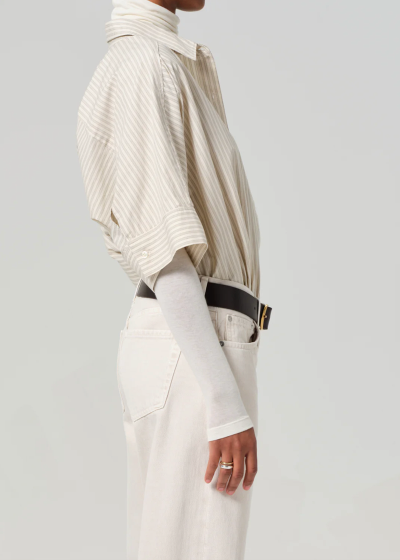 Citizens of Humanity Claire Origami Shirt - Ciro Stripe Citizens of Humanity Claire Origami Shirt - Ciro Stripe