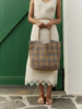 Indie and Cold Raffia Shopper Bag - Thumbnail 1