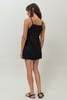 Hakea Carmen Structured Mini Dress - Black - Thumbnail 2