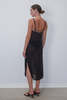 Hakea Sheer Slip Dress - Black - Thumbnail 2