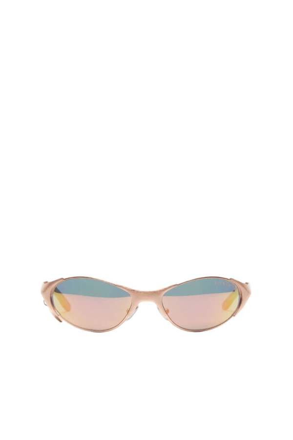 Acne Studios Metal Frame Charm Sunglasses - Rose Copper