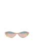 Acne Studios Metal Frame Charm Sunglasses - Rose Copper - Thumbnail 1