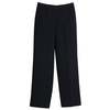 HELA 70s Woolmark Steep Diagonal Twill Weave Trousers - Black - Thumbnail 1