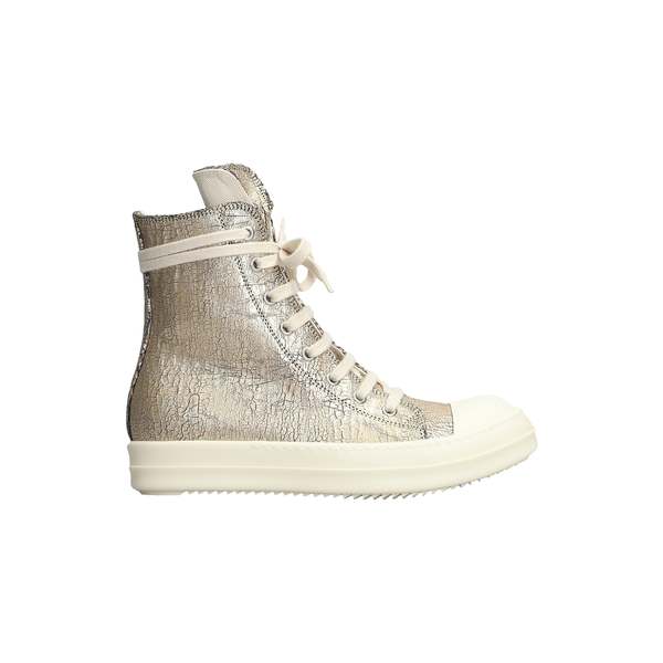 Rick Owens Denim Sneakers - Gold/Milk