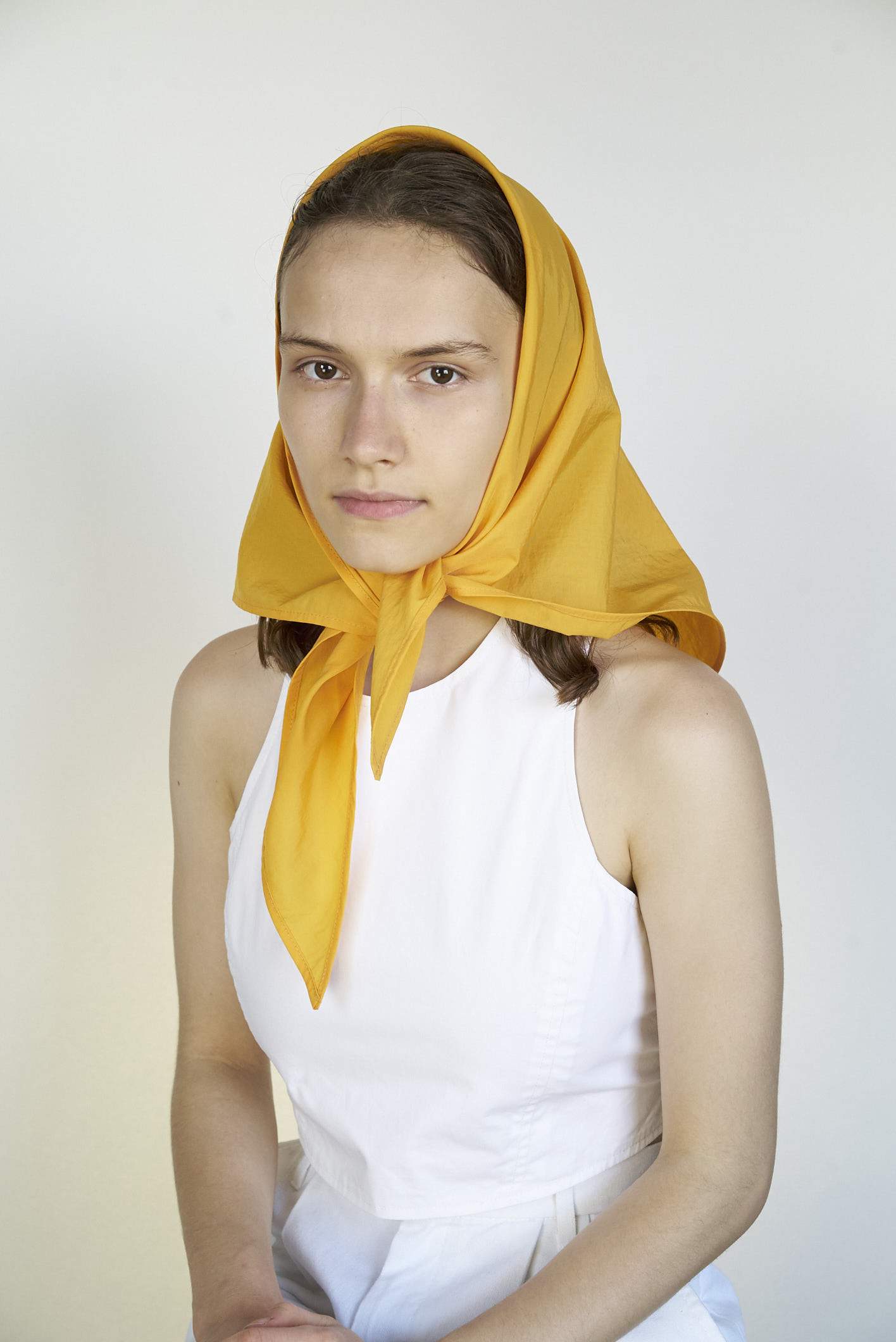 Clyde Rain Scarf Marigold Garmentory