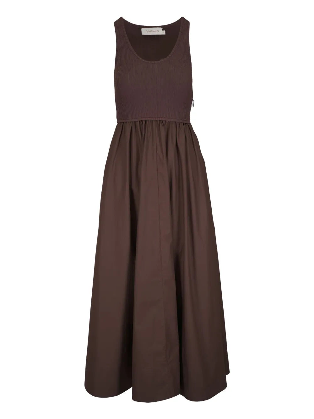 brown racer dress JOSIE RACER FRONT DRESS