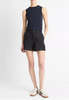 VINCE Mid Rise Hemp Short - Dark Night Lake - Thumbnail 1