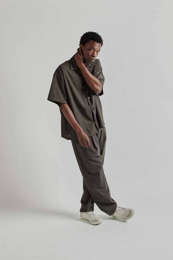 トップス STANDARD JOURNAL Open Collar S/S is-ness is-ness Open Collar Box Shirts - Brown | Garmentory