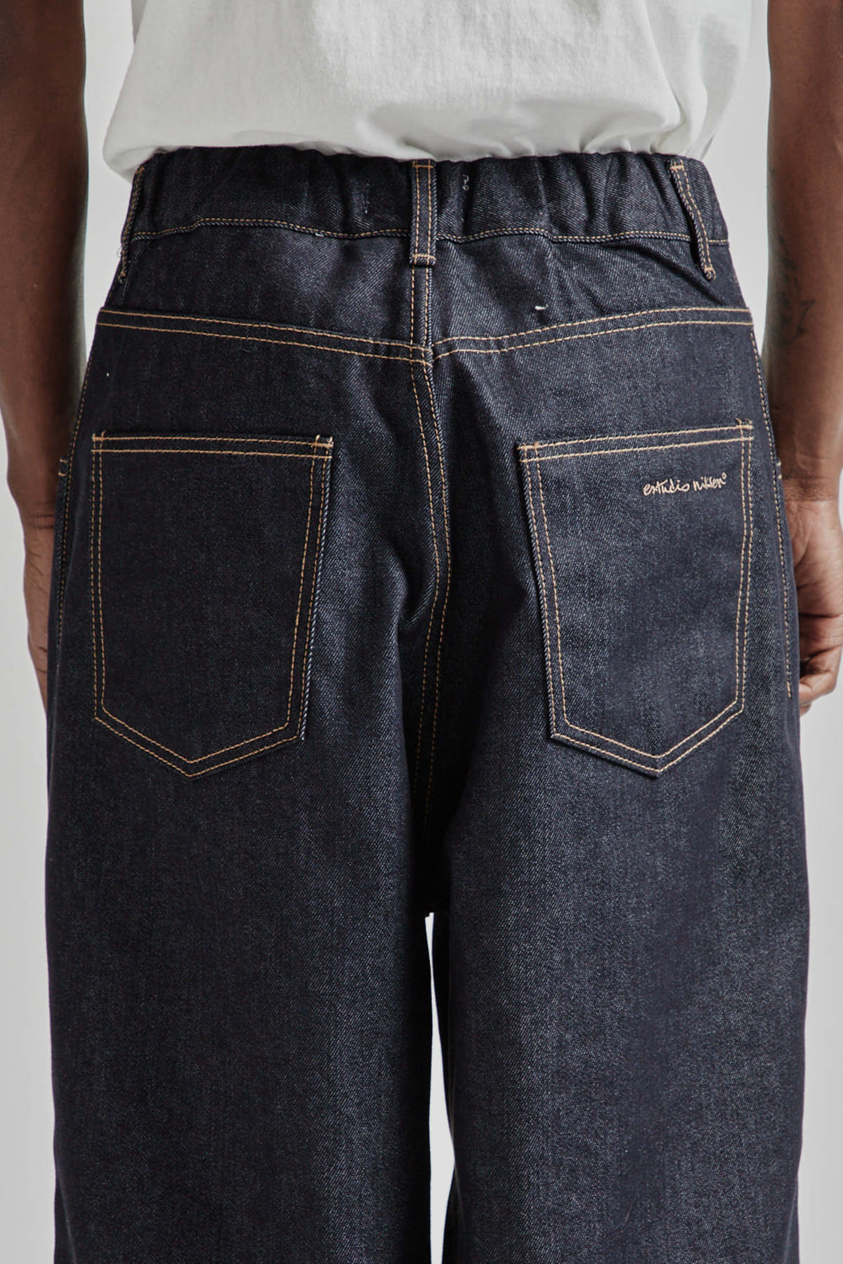 パンツ estudio niksen Raw Denim Balloon Jeans Raw Denim Balloon Jeans – Estudio Niksen